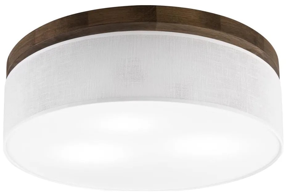 Brilagi - Lampada LED da soffitto BELLADONNA 3xE27/15W/230V Ø50 cm bianco/noce