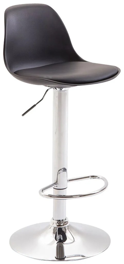 Sgabello Bar Kiel İn Plastica - Stile E Comfort Per İl Tuo Spazio Bar / Chrom / Schwarz