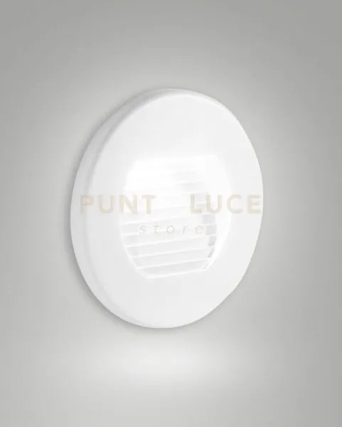 Wink segnapapasso led 3w 3000k 215lm bianco tondo ip65