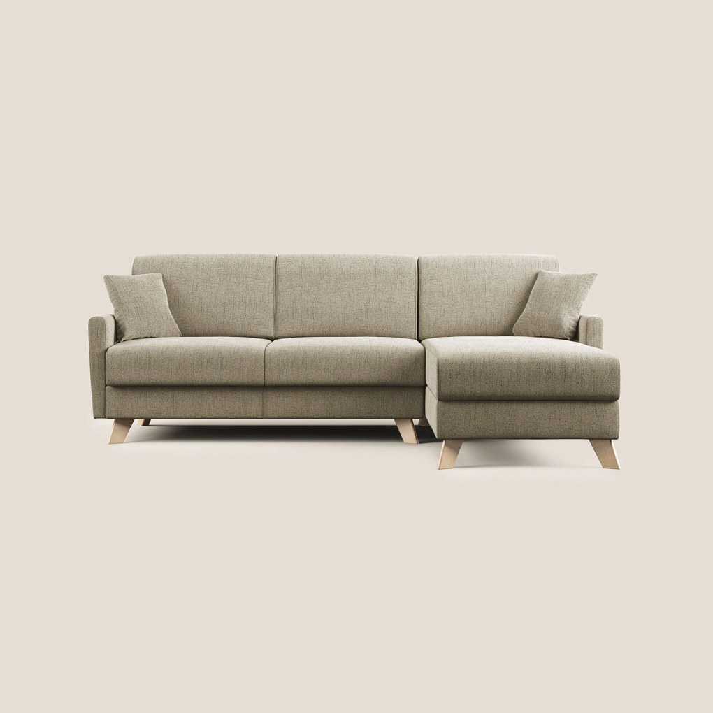 Edgar divano letto angolare in tessuto felis impermeabile T03