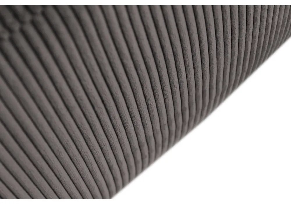 Puof a sacco grigio scuro con rivestimento in velluto a coste Sofa Seat Lounge – SLOWDOWN