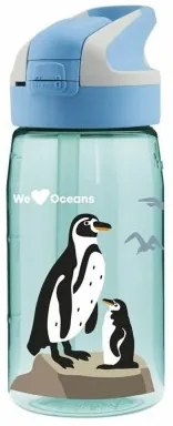 Bottiglia d'acqua Laken Summit Penguin Azzurro Acquamarina (0,45 L)