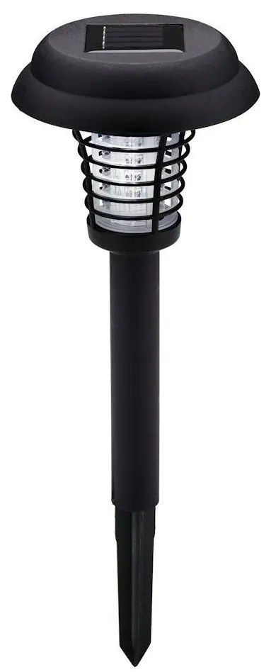 Grundig - Lampada solare a LED e trappola per insetti con LED UV, batteria 1xAA 600 mAh, IPX4