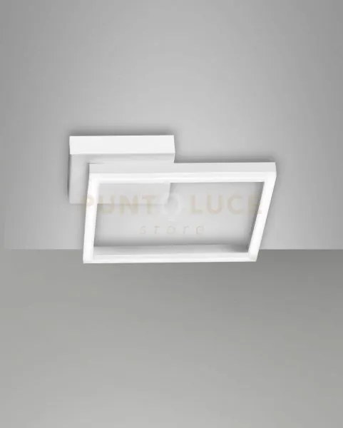 Bard applique bianca nw 1 luce a led 4000k - 22w - 2250 lm dimmerabile