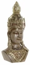 Statua Decorativa DKD Home Decor Marrone Dorato Buddha Orientale 15 x 9 x 30 cm