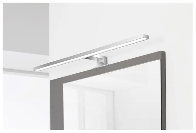 lampada led universale in ABS per specchio a filo o con pannello da 30 cm