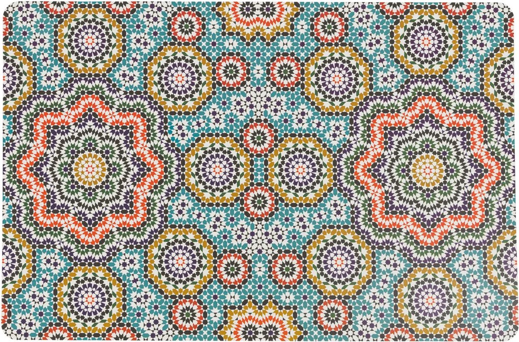 Set 6 Tovagliette Rettangolare Double Face VdE Tivoli 1996 Marrakech...