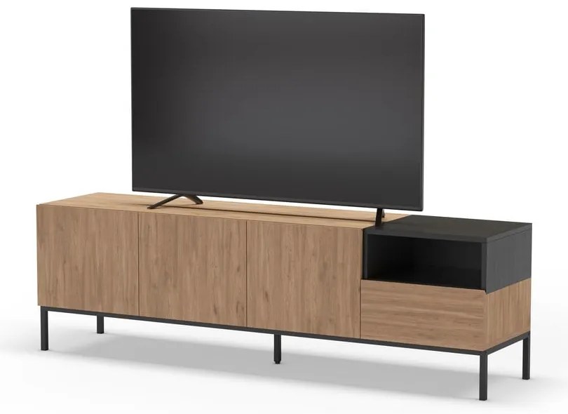 Mobile TV color legno naturale 180x55 cm Cailin - Marckeric