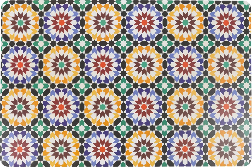 Set 6 Tovagliette Rettangolare Double Face VdE Tivoli 1996 Marrakech...
