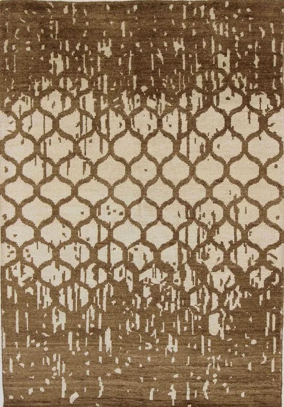 Teppich Tappeto orientale 170x240 Beige (Indian) Annodato A Mano