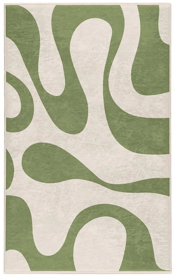 Tappeto verde lavabile 80x150 cm Matcha Latte – Mila Home