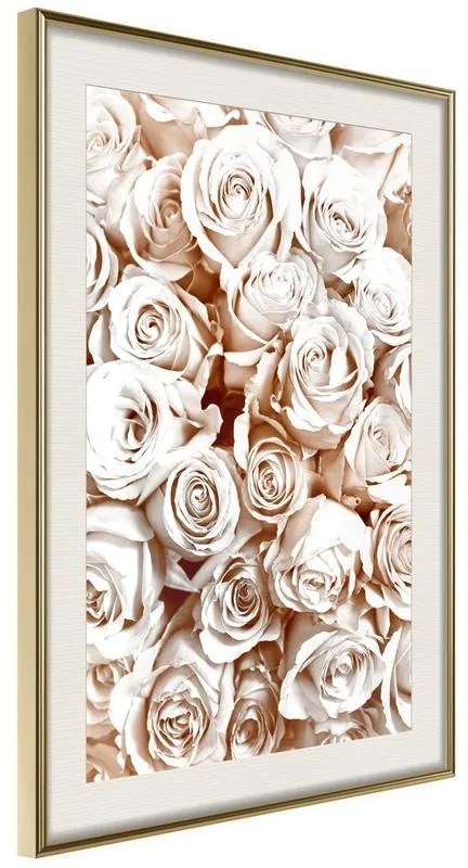 Poster  Women's Day  Cornice Quadri Cornice d'oro con passe-partout, Larghezza x Altezza Home decor 30x45