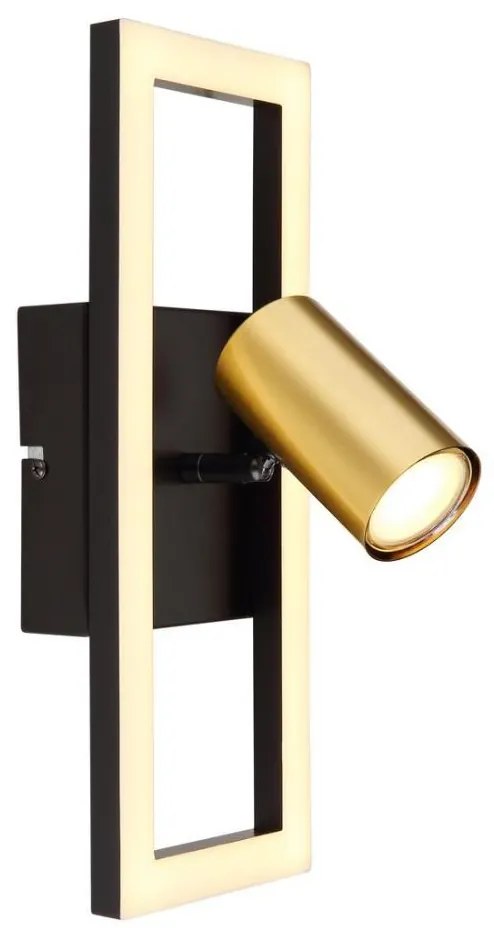 Globo 57032-1- Luce Spot da parete a LED MARRIE 1xGU10/5W/230V + LED/12W/230V