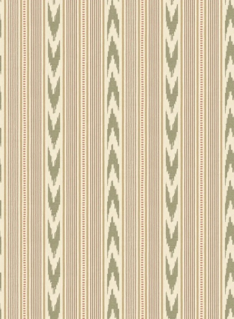 Mulberry Home Carta da parati Newport Stripe - Lovat
