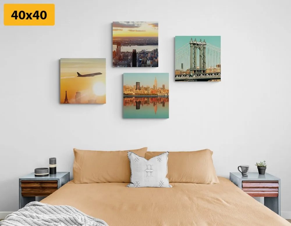 Set di quadri – Viaggio nella città di New York