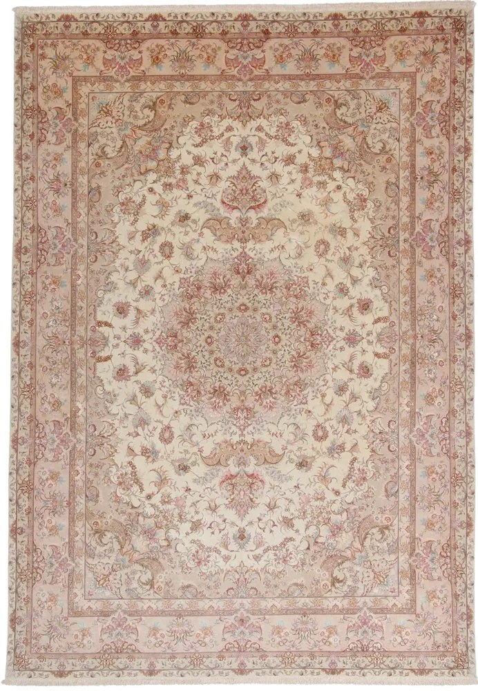 Tabriz Tappeto persiano 250 x 360 Rosa (Iran) Annodato A Mano