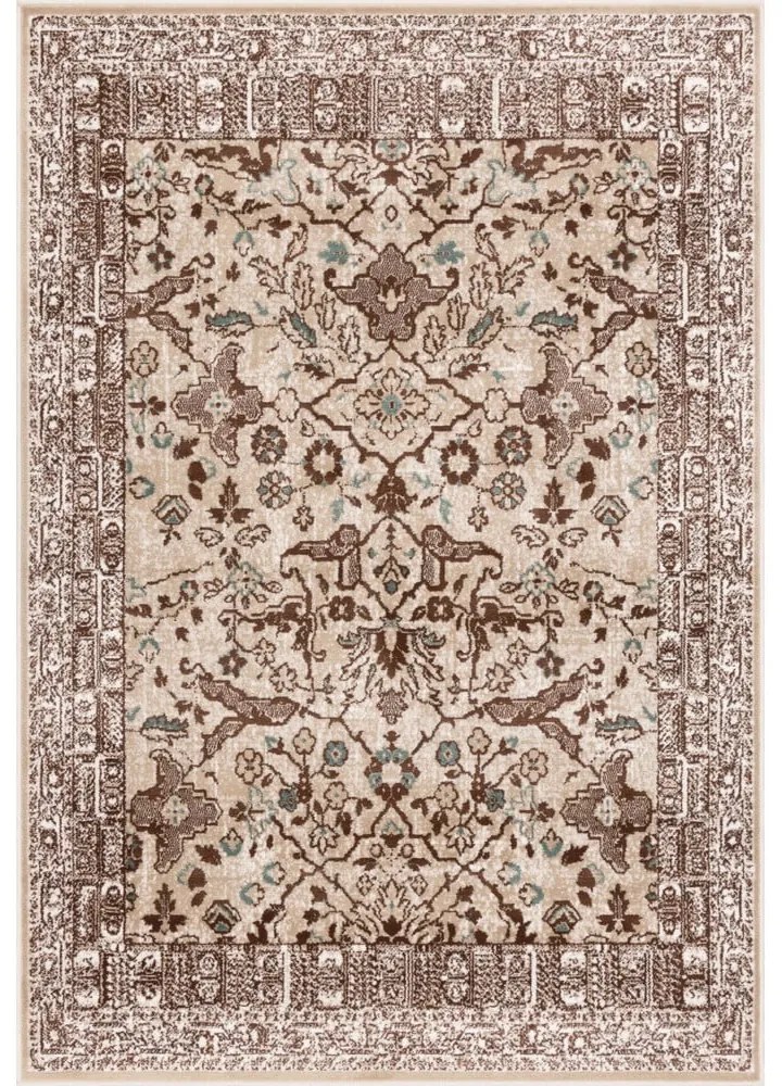 Tappeto marrone chiaro 133x190 cm Sensi Jim - FD