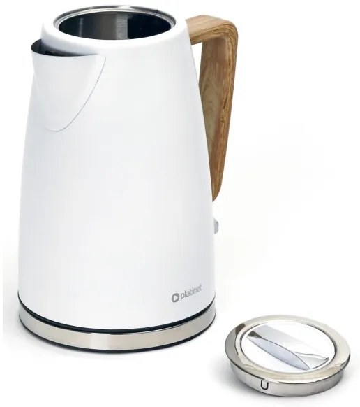 Bollitore 1,7 l 2400W/230V acciaio inox/bianco