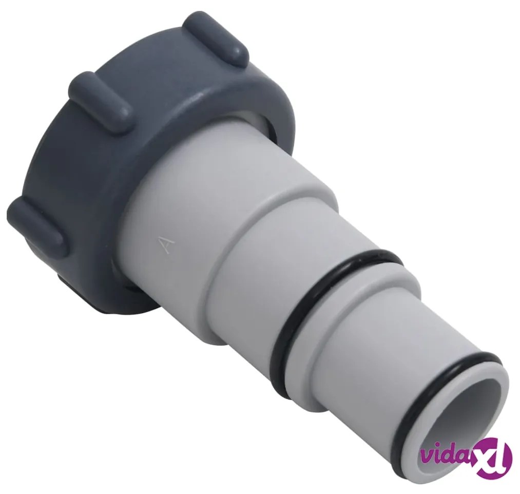 vidaXL Adattatori per Tubi per Piscina 2 pz in Plastica