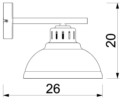 Applique SVEN 1xE27/60W/230V