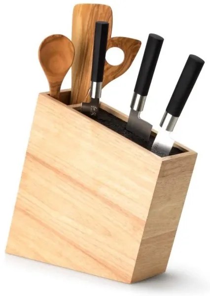 Continente C3317 - Portacoltelli con inserto flexi e scomparto 31x9x28 cm