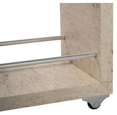 Mobile per bagno MELODY, finitura effetto marmo beige