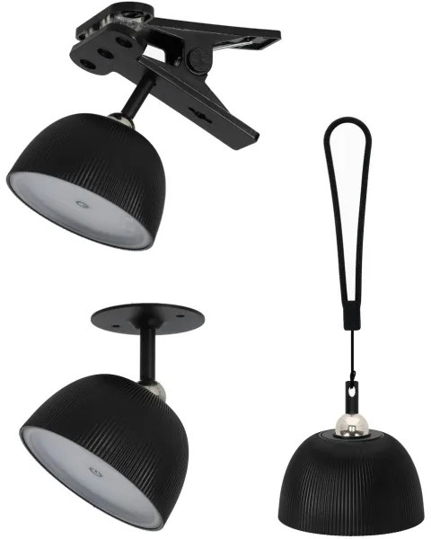 LED Lampada da tavolo ricaricabile dimmerabile LED/3,5W/5V 3000/4000/6500K nero