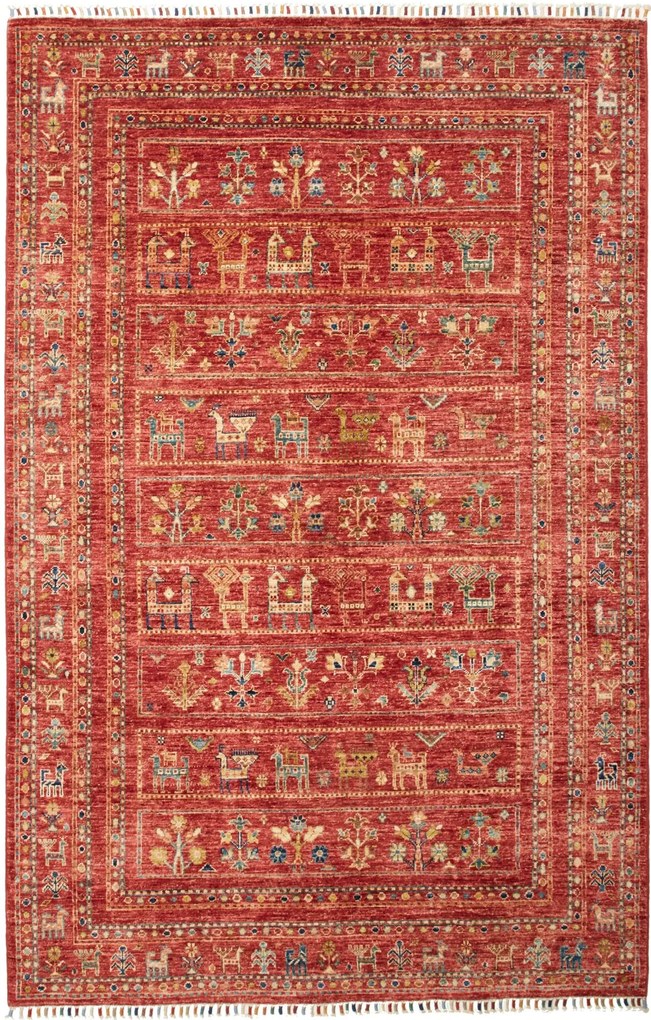 Samarkand Tappeto 140 x 220 (Pakistan) Annodato A Mano