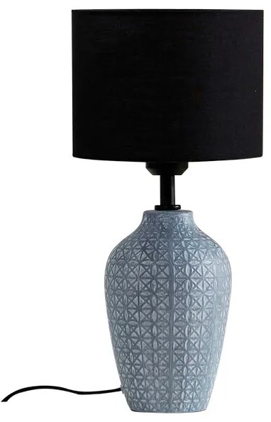 Lindby - Thalassia Lampada da Tavolo Ø20 Grey/Black Lindby