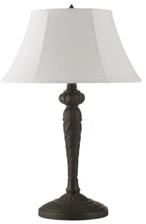 Searchlight EU46092WH - Lampada da tavolo AMY 1xE27/60W/230V