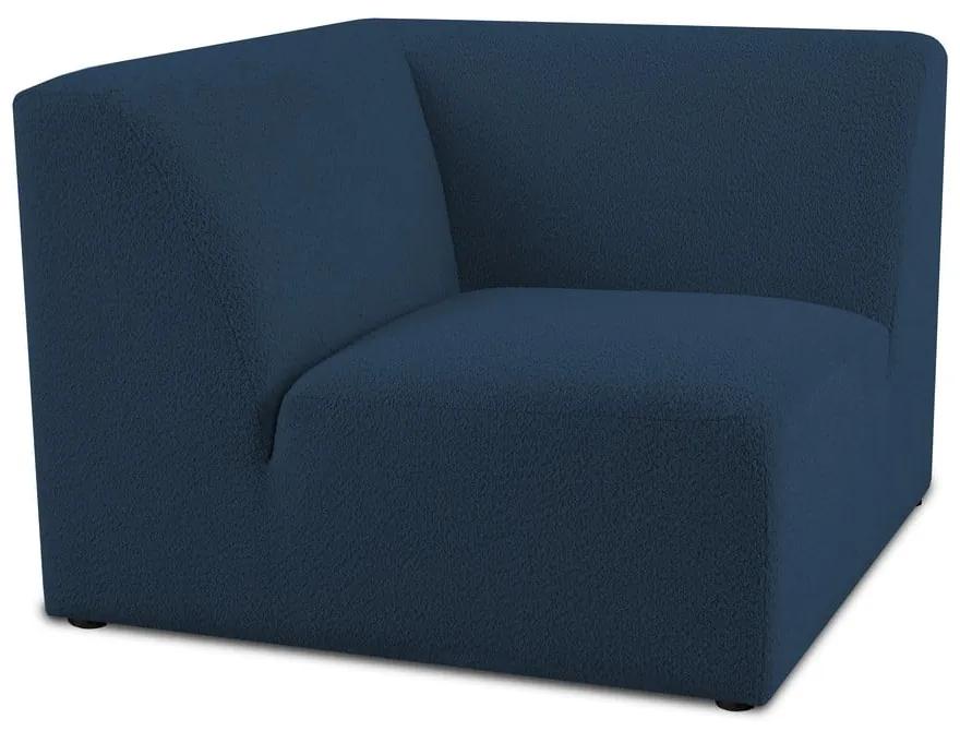 Modulo divano in bouclé blu scuro (variabile) Roxy - Scandic
