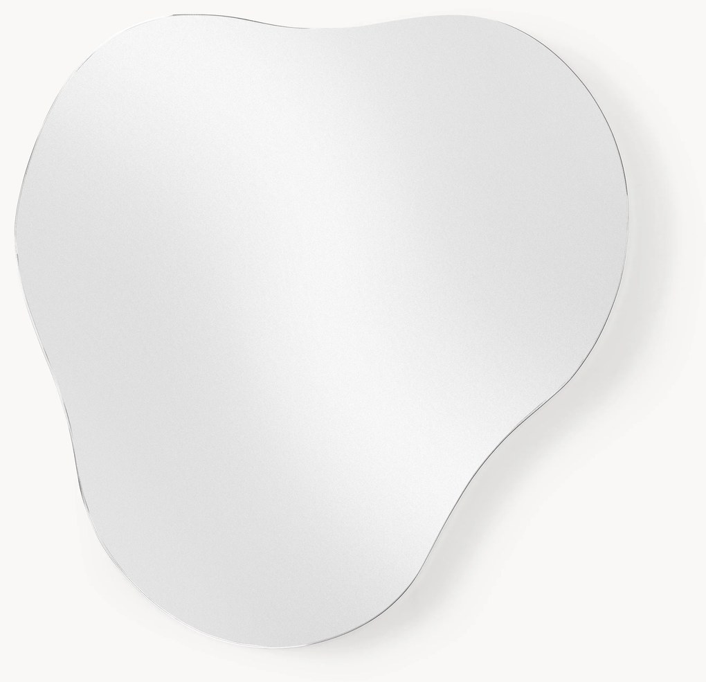 Specchio da parete dalla forma organica senza cornice Lia