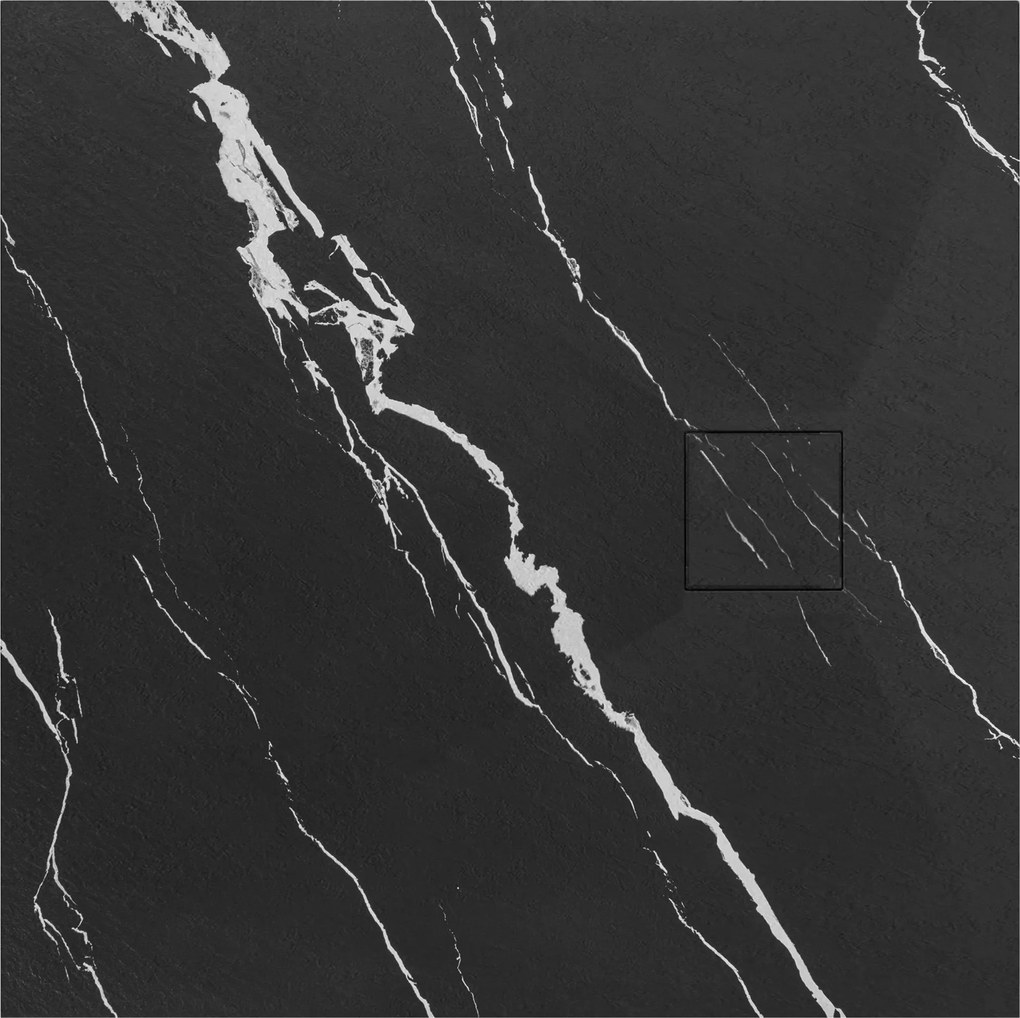 Piatto doccia Magnum CARRARA BLACK 90x90