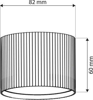 Brilagi - LED Faretto STRIPY 1xGX53/15W/230V nero