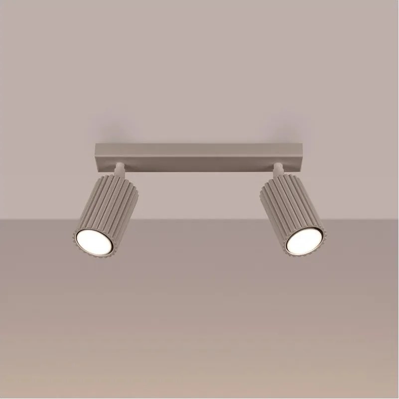 Brilagi - Faretto LED CRESTO 2xGU10/10W/230V taupe