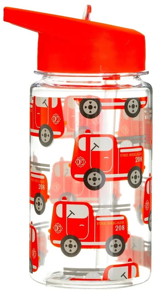 Borraccia per bambini Drink Up Engine, 400 ml Fire Engine - Sass &amp; Belle