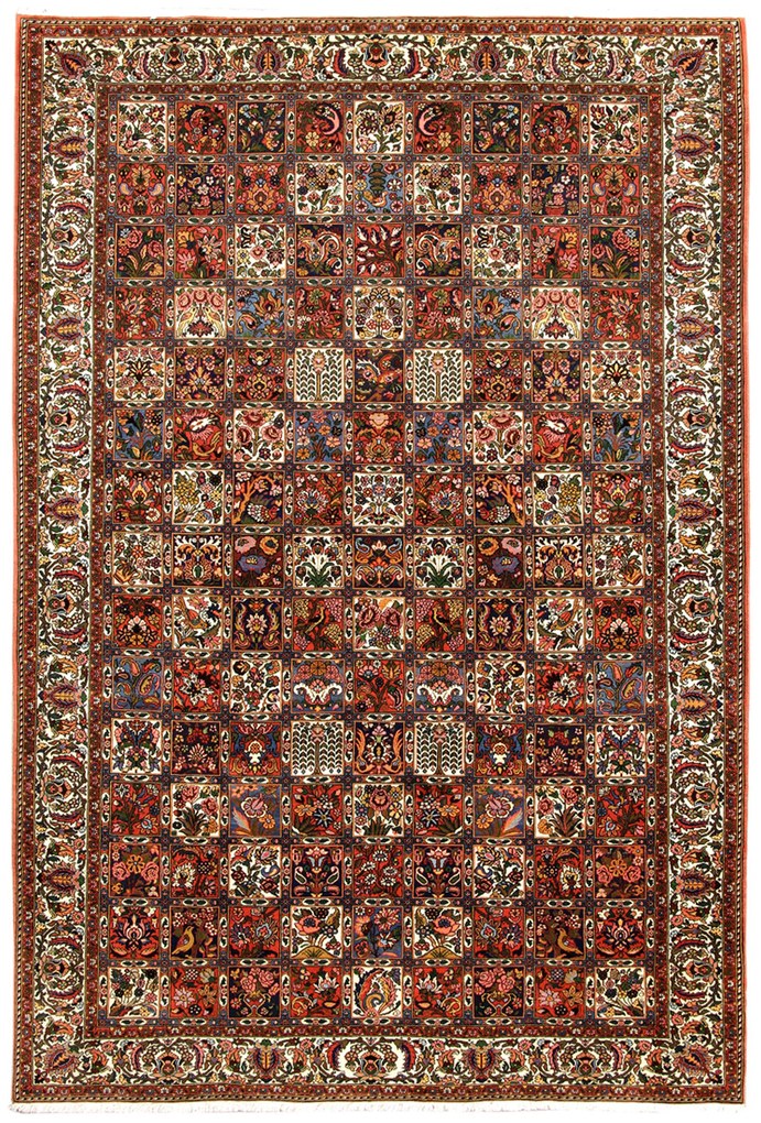 Bakhtiar Tappeto 200x300 (Iran) Annodato A Mano