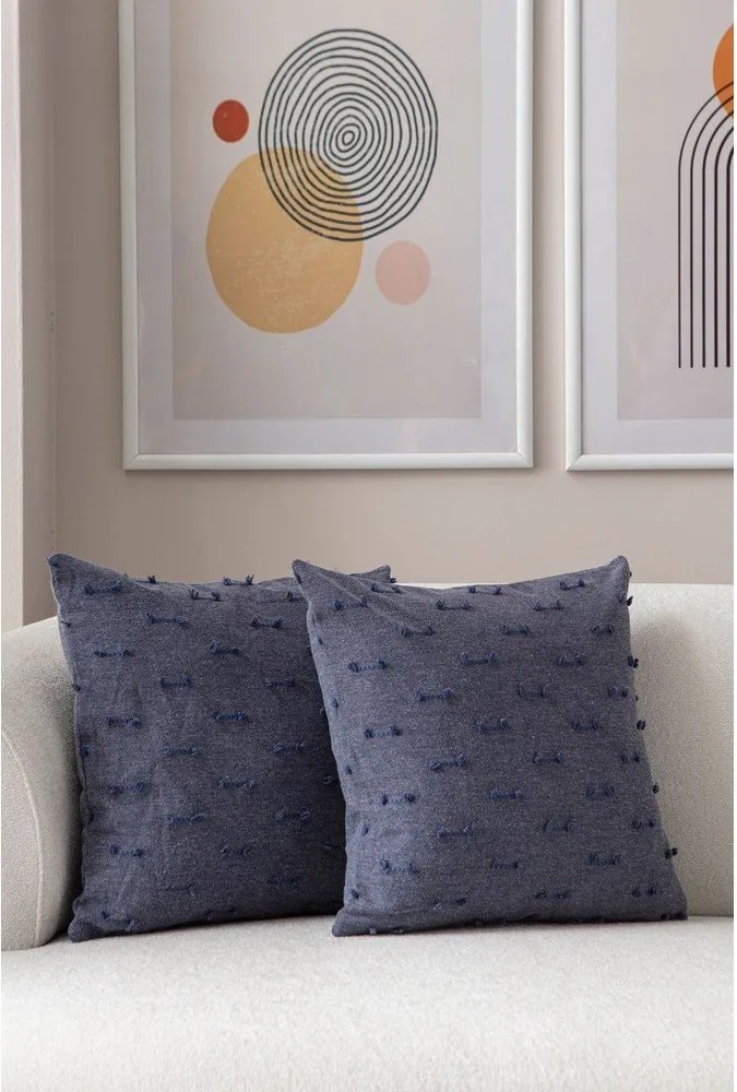 Federe decorative in set 2 pz 43x43 cm Tuffet – Mioli Decor