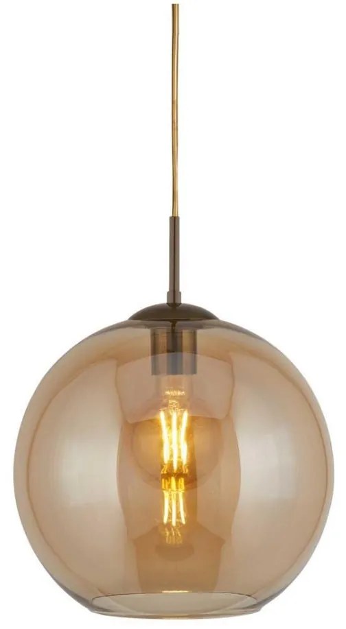 Searchlight 1621AM - Lampadario a sospensione con filo BALL 1xE27/60W/230V bronzo