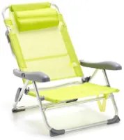 Spiaggina Relax Pieghevole in Textilene Lemon - Dimensioni: 104x60xH71 cm