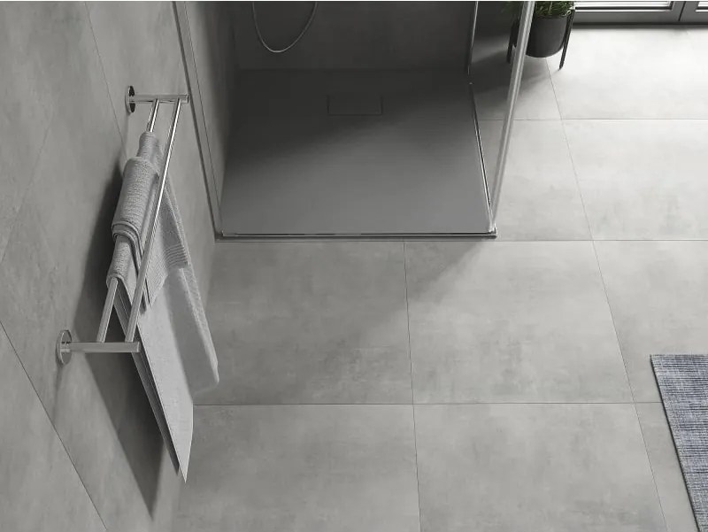 Mexen Hugo piatto doccia quadrato SMC 90 x 90 cm, grigio - 42619090