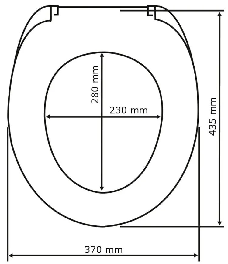 Sedile per wc con immagine 3D e chiusura facilitata Bellevue, 44,5 x 38 cm Fish - Wenko