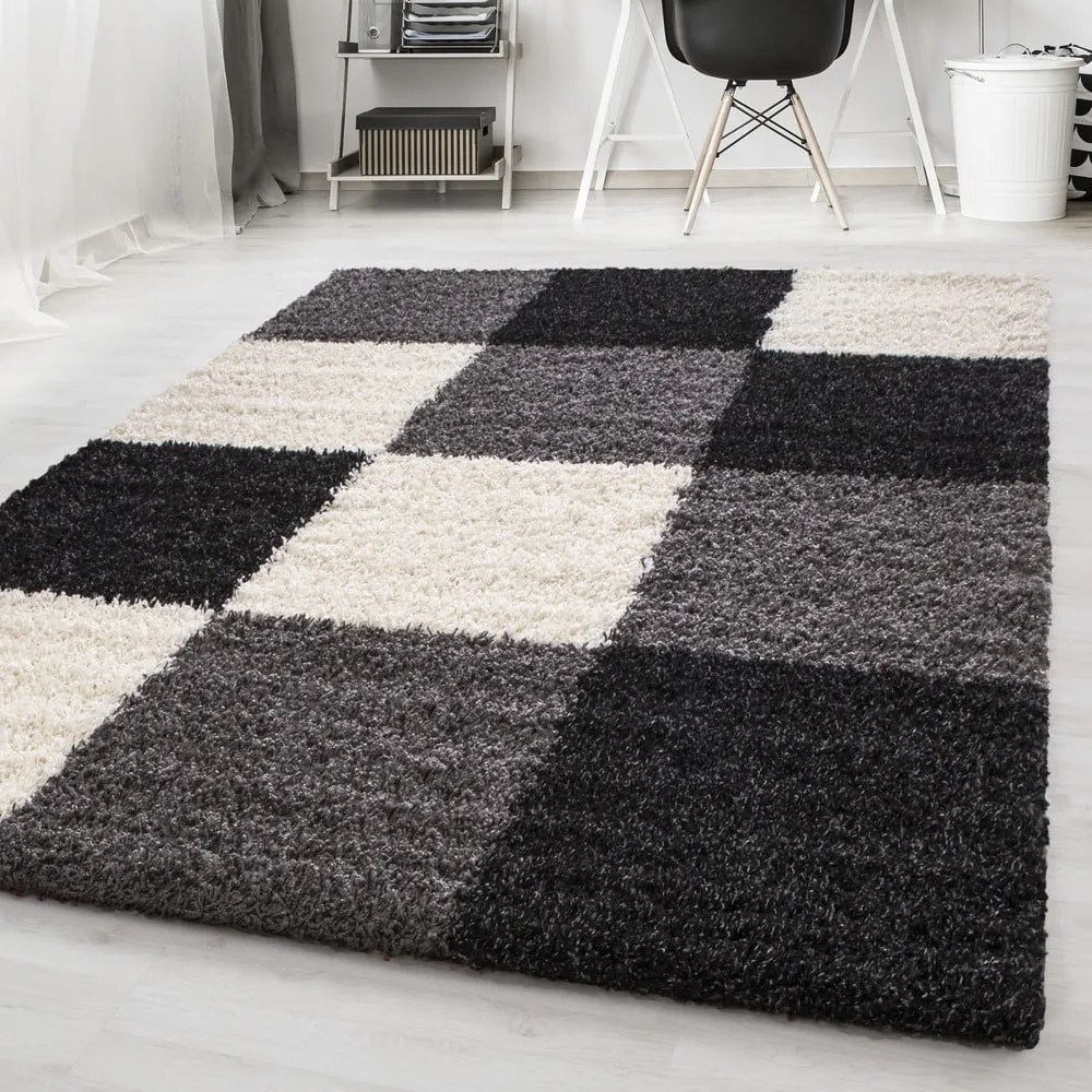 Tappeto bianco e nero 80x150 cm Life - Ayyildiz Carpets