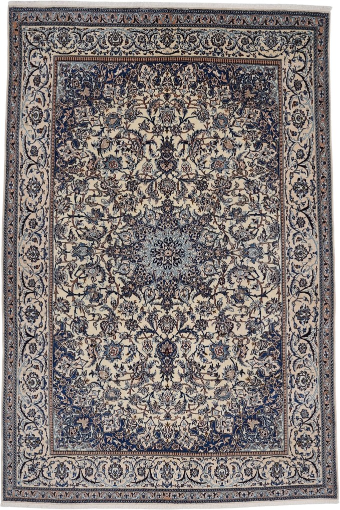 Nain Tappeto 290x190 (Iran) Annodato A Mano