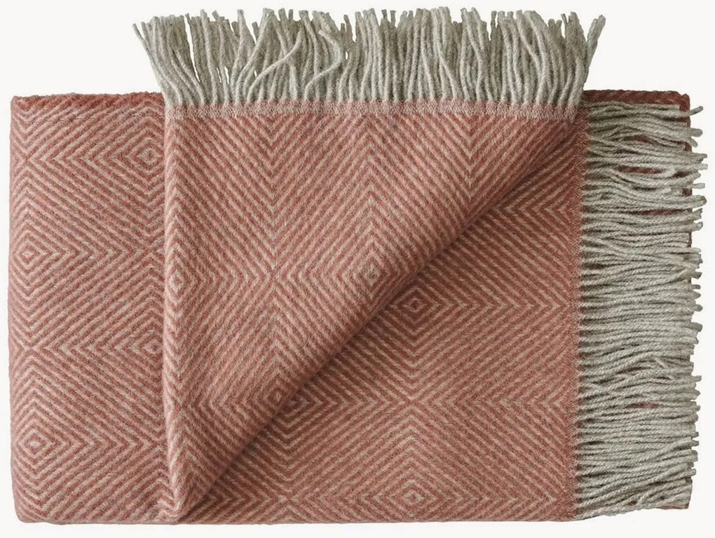 Coperta in lana con frange Livø