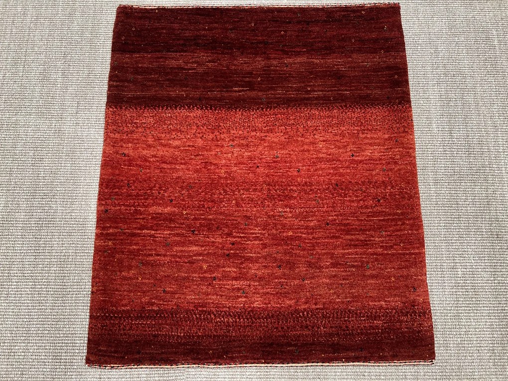 Loribaft Tappeto 100 x 80 Rosso (Iran) Annodato A Mano