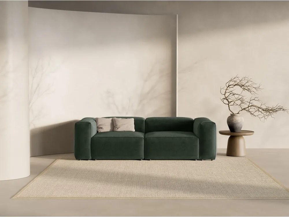 Divano verde 264 cm Bergamo – Cosmopolitan Design