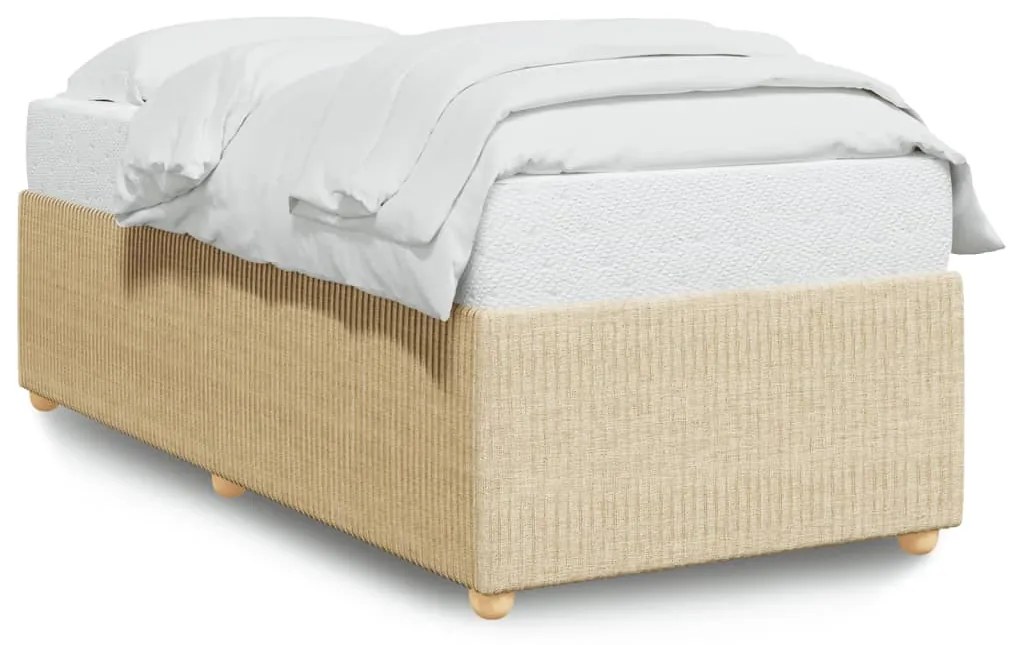 Giroletto Senza Materasso Crema 90x190 Cm İn Tessuto /