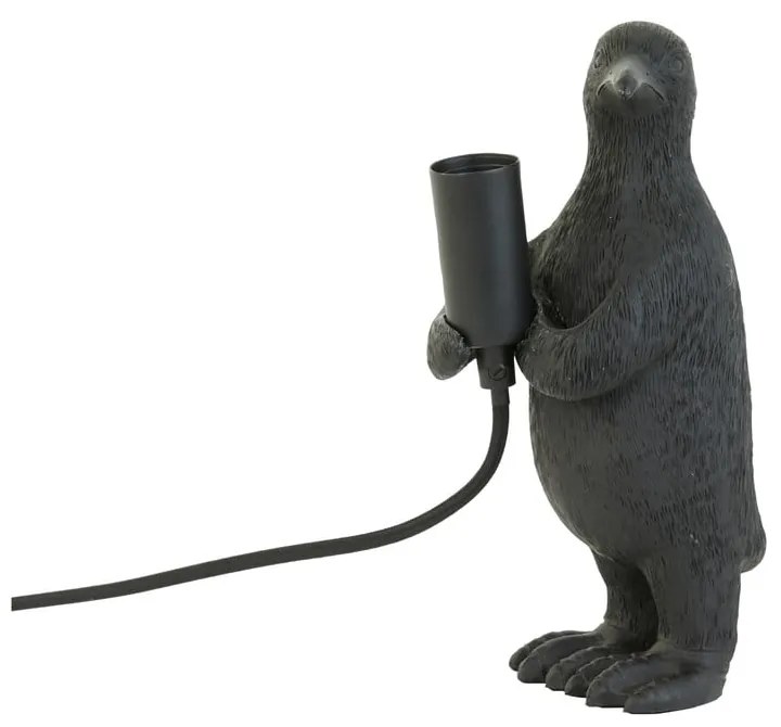 Lampada da tavolo nero opaco (altezza 24 cm) Penguin - Light &amp; Living