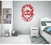 NARUTO - Adesivo murale wall sticker in vinile 55x70 cm Colore: Rosso